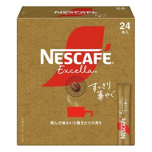 ネスカフェ エクセラ すっきり華やぐ スティック ブラック 24本【ソリュブルコーヒー】