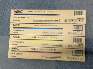 NEC トナーカートリッジ 純正 PR-L9600C-19 PR-L9600C-18 PR-L9600C-17 PR-L9600C-16 4本セット 新品 未開封　