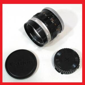 レターパックプラス.600円発送OK　レトロな.キヤノン FL50ｍｍ 1.4　明るいレンズ　レトロな.50ｍｍレンズ遊び　（赤枠.樂多我）