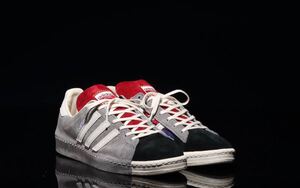 1円スタートRecouture adidas CAMPUS 80S SHGREY THREE/CHALK WHITE/CORE BLACKアディダスキャンパス箱無しビースティボーイズヒップホップ