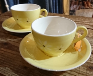 60s vintage cup & saucer ヴィンテージ カップ & ソーサー 2pc set 