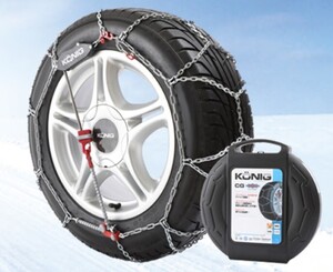 ☆KONIG CGマジック 金属タイヤチェーン CGM080 195/65R15 195/60R16 195/55R16 プリウス カローラスポーツ ノート ノア ヴォクシー☆