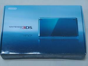 ☆極美品☆ 3DS アクアブルー blue nintendo 任天堂 付属品完備 純正充電器 本体 新品同様