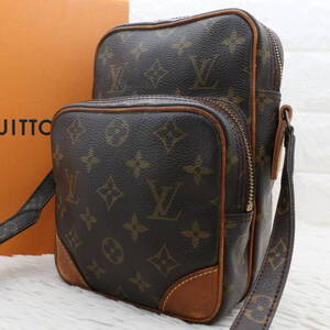 Louis Vuitton ルイヴィトン アマゾン モノグラム ショルダーバッグ サコッシュ M45236 PVC ヌメ革 レザー メンズ レディース 斜め掛け