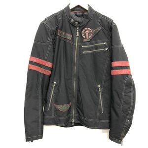 【HARLEY DAVIDSON】ハーレーダビッドソン★モトジャケット Cobra Casual Moto Jacket ナイロン H-DMC FULL SPEED 98550-14VM サイズS 09