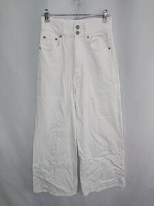 ◇ JEANASIS ジーナシス デニムパンツ サイズS ホワイト系 レディース E