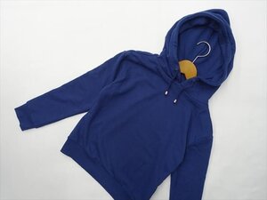 美品 セシルマクビー CECIL McBEE ドロップショルダー 長袖 プルオーバーパーカー M ブルー