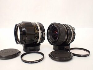 Nikon ニコン レンズ2本セット Ai改 NIKKOR-P Auto 105mm F2.5/Ai-S ZOOM-NIKKOR 35-70mm F3.3-4.5 □ 7055A-8