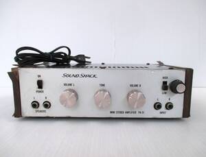 SOUND SHACK サウンドシャック PA-51 ミニステレオアンプ☆MINI STEREO AMPLIFIRE