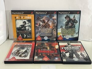 PS2　プレイステーション2　ソフト　6本セット　まとめ売り　動作確認済　SAKA4