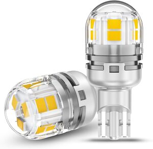 ホワイト T16 / T15 ゴシミ 12V-24V車用 T16 LED バックランプ爆光 15連3030SMD T15 W16W