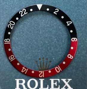 純正品 GMTマスター 16700 16710 16713 16718 16760 赤 黒 コーク ベゼル ロレックス ROLEX GMT-MASTER coke bezel red black b