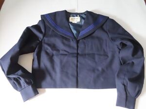 新品 大きめサイズ 170A相当 セーラー服 紫３本ライン 前開スナップ留 和歌山県 桐蔭高校