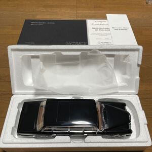 《箱付き》【1/18スケール】Mercedes Benz 600 Pullman AUTOart ミニカー 模型 コレクション放出 メルセデスベンツ プルマン 黒 ブラック