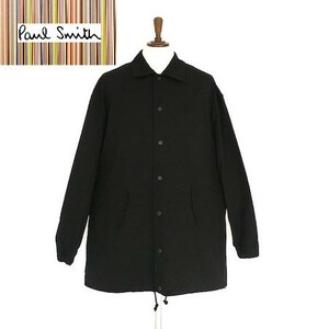 ☆新品☆Paul Smith ハンティングジャケット セミロングコート☆ブラック☆Mサイズ☆肩幅42㎝ 身幅54 ㎝ 袖丈63㎝ 着丈86㎝☆定価55,000円