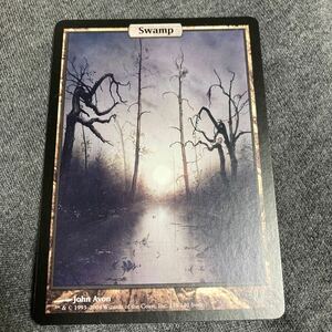 MTG ■フルアート■《沼/Swamp》[UNH] 土地