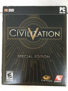 ★☆F091 Windows XP/Vista/7 SID MEIER’S CIVILIZATION V SPECIAL EDITION 海外版 未開封あり☆★