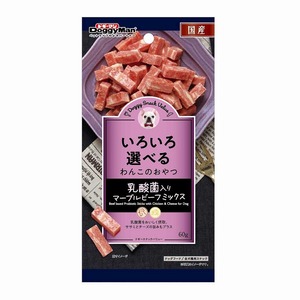 ドギーマン ドギースナックバリュー 乳酸菌入りマーブルビーフミックス 60g 犬用おやつ