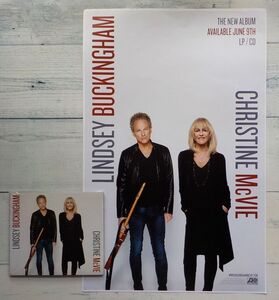 Lindsey Buckingham Christine McVie ★UK Orig CD + ポスター セット！クリスティン・マクヴィー フリートウッド・マック Fleetwood Mac 