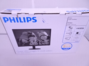 未使用品 23.6インチ　液晶モニター PHILIPS 243V5QHABA　シリアルナンバーZV0A2034007823 PCモニター 液晶ディスプレイ