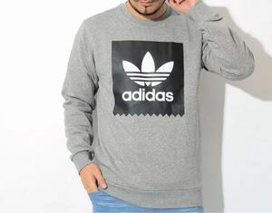  adidas トレーナー メンズ ブラックバード クルー ネック スウェット オリジナルス(DU8330サイズ M