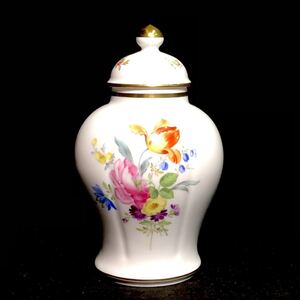 Meissen マイセン /※ 1級品 蓋付 フラワーベース/飾り壺/花瓶　