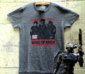 RUN DMC(ランディーエムシー)★　S/SＴシャツ新L chBK T-2/KING★デッドストック美品★希少★大特価