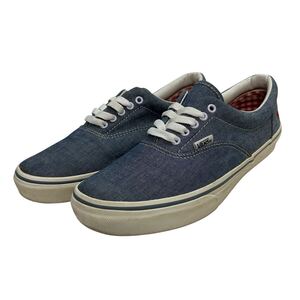 J250 VANS バンズ V95CHAMBRAY ERA エラ メンズ スニーカー US9H 27.5cm ブルーグレー キャンバス