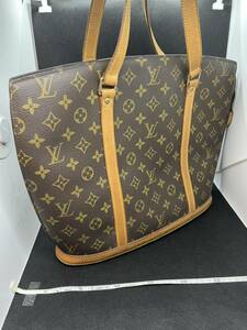 LOUIS VUITTON ルイヴィトン M51102 モノグラム バビロン トートバッグ ショルダー ハンド 肩掛け レディース メンズ ブラウン