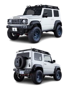 AIMGAIN MUDRON ADVENTURE DEFENDER SUZUKI スズキ JIMNY SIERRA ジムニーシエラ JB74W フルキット 5点 エイムゲイン エアロセット エアロ