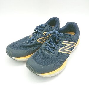 ◇ Θ New Balance W680CK7 D レースアップ メッシュ ローカット スニーカー シューズ サイズ24.5 ネイビー レディース E