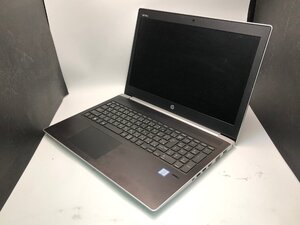 【ハード王】1円～/ノート/HP ProBook450G5/Corei5-第7世代(不明)/メモリ不明/ストレージ無/スーパーバイザーパスロック/3530-G31