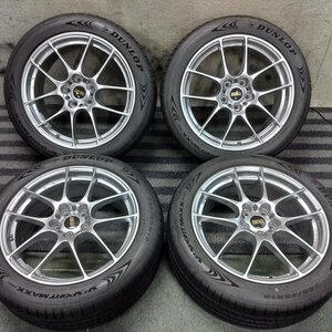 J4T9304■245/45R17 DUNLOP SP SPORT MAXX060+ BBS 8J 5H ＋45 PCD112 2023年 夏タイヤ★条件付送料無料★BMW ベンツ など