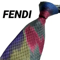 単品購入OK! 2本選んで1本無料! FENDI フェンディ ネクタイ 724