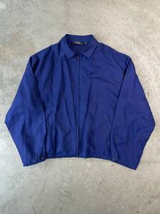 超希少！初見！リネン！80s 90s POLO by Ralph Lauren ラルフローレン スウィングトップ ジャケット ポロスポーツ SPORTS 大きいサイズ(XL)