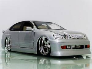 ■JADA TOYS 1/24 LEXUS GS430 SILVER②■レクサス トヨタ アリスト