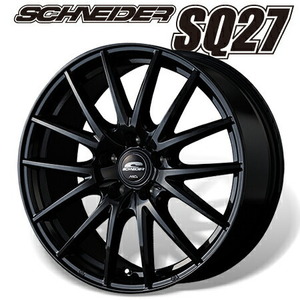 MID シュナイダー SQ27 (ブラック) アルミホイール 4本セット 16×6.5J 5H PCD114.3 +48