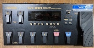 BOSS 　ボス　GT -1００COSM Amp Effects Processor Ver 2 中古　純正電源ケーブル　説明書　元箱発送　