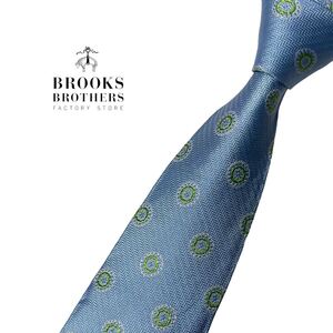 BROOKS BROTHERSネクタイ タグ付き やや細身 花柄 パターン柄