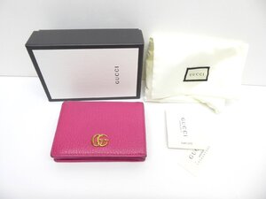 GUCCI グッチ GGマーモント 456126 二つ折り財布 △WP2141