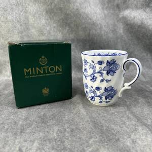 MINTON ミントン Hardwick ハードウィック マグカップ ブルー フラワー 洋食器 花柄 (RD-165)