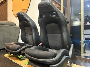 日産GTR R35 premium edition 純正シート　左右セット　 セミバケットシート　電動 RECARO BRIDE ハーフレザー