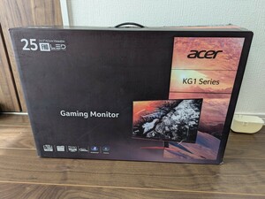 Acer KG251Q Ibmiipx 24.5インチ ゲーミング 2020年製 家電 中古 フルHD 0.5ms 240Hz HDMI DisplayPort VESA