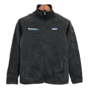 patagonia パタゴニア ベターセーター フリースジャケット アウトドア 企業ロゴ ブラック (メンズ S) 中古 古着 R0962