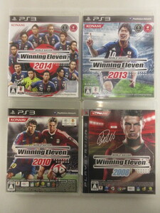 【即決】まとめ売り 4本 PS3 ワールドサッカーウイニングイレブン(2014、2013、2010、2008)