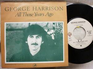 EP　GEORGE HARRISON/ジョージハリスン/ALL THOSE YEARS AGO/ベ