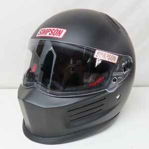 【新品未使用】【正規品】SIMPSON シンプソン BANDIT PRO フルフェイスヘルメット 59cm マットブラック 人気 NORIX バイク 二輪