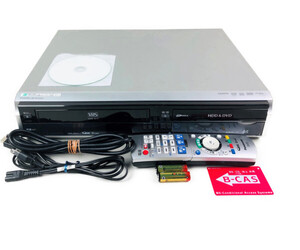 完動品 美品 パナソニック 250GB DVDレコーダー VHSビデオ一体型 DIGA DMR-XP21V-S 貴重 レア ヴィンテージ 