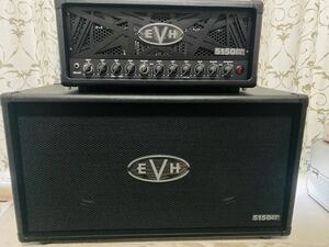 EVH 5150Ⅲ 50W stealth ステルス　2×12 キャビセット　新品同様　ヴァンヘイレン　ギターアンプ 6L6 JP100V仕様　van halen