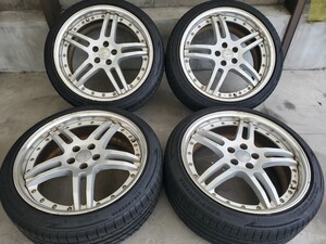 ワーク グノーシスGS2 215/40R18バリ山 WORK GNOSIS GS2 18×8.0J 5 100 +45 4本 プリウス　86 スバル車　トヨタ車　カローラ